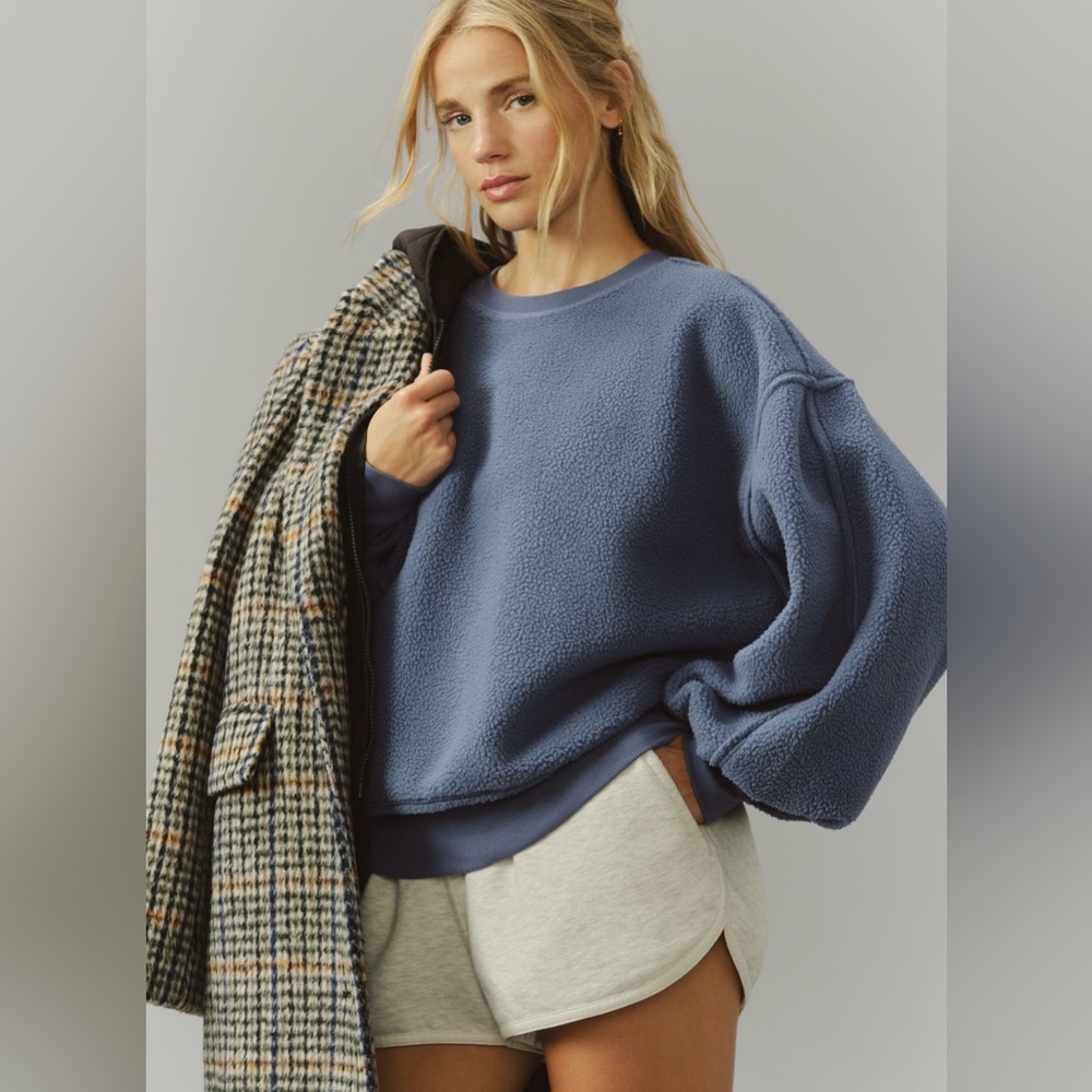 NWT 🆕 Anthropologie - Pilcro Slouchy Crew-Neck Sweatshirt - XL P